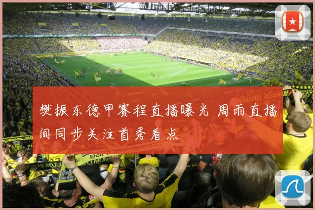 樊振东德甲赛程直播曝光 周雨直播间同步关注首秀看点