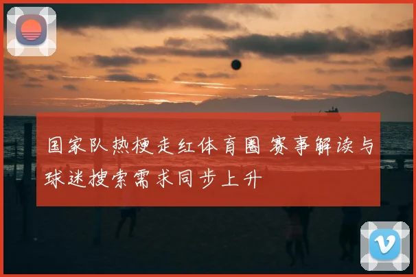 国家队热梗走红体育圈 赛事解读与球迷搜索需求同步上升